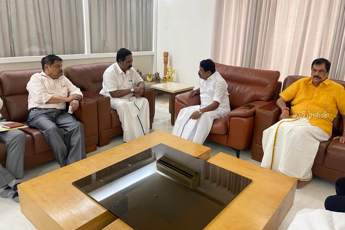 பாரதிய ஜனதா கட்சியின் தமிழ்நாடு மாநில தலைவரை சந்தித்த சிறீதரன் எம்.பி | Sridharan Meets Tamil Nadu State President பாரதிய ஜனதா கட்சியின் தமிழ்நாடு மாநில தலைவரை சந்தித்த சிறீதரன் எம்.பி | Sridharan Meets Tamil Nadu State President