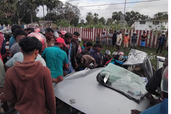 கிளிநொச்சியில் நடந்த கோர விபத்து.. நால்வர் பலி - நீண்ட போராட்டத்திற்கு பின் மீட்கப்பட்ட உடல்கள் | Accident In Kilinochchi Murasumottai 2 Death