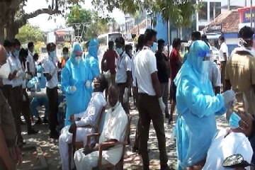 மட்டக்களப்பு நகரில் 100 பேரிடம் திடீர் அன்டிஜன் பரிசோதனை