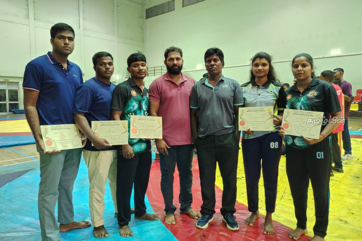 ஆசிய சர்வதேச மல்யுத்தப் போட்டிக்கான தெரிவில் சாதித்த முல்லைத்தீவு போட்டியாளர்கள் | Asian International Wrestling Champion Mullaitivu