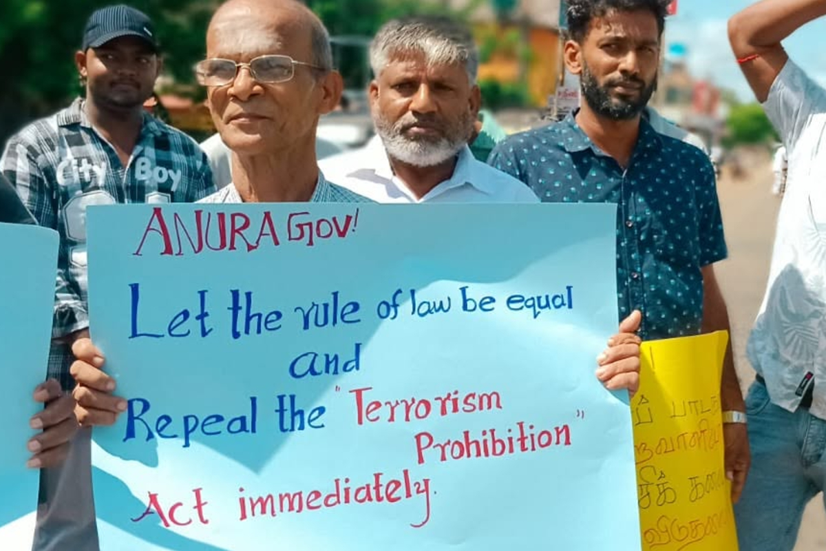 சங்கீதனை விடுதலை செய் ; கிளிநொச்சியில் ஆர்ப்பாட்டம் | Ltte Song Release Singar Protest In Kilinochchi