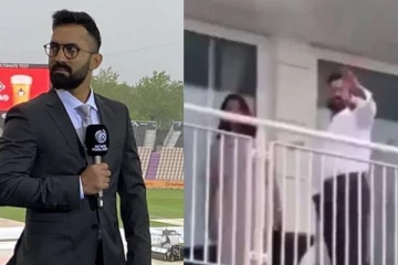 நல்லா இருக்கீங்களா! இங்கிலாந்து மண்ணில் ஒலித்த தமிழ்... ரசிகர்களிடம் தினேஷ் கார்த்திக் பேசிய சூப்பர் வீடியோ