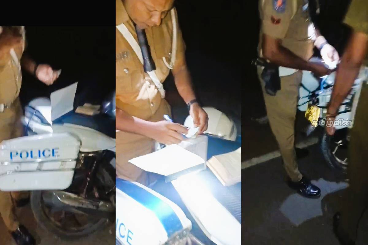 பேசாலை பொலிஸாரின் அநாகரீக நடத்தை: இணையத்தில் பரவும் காணொளி | Indecent Behavior Of The Police In Peshawar