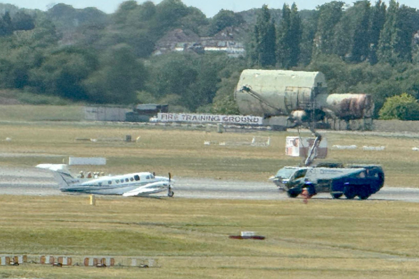 100 Flights Axed as UK Airport Closes