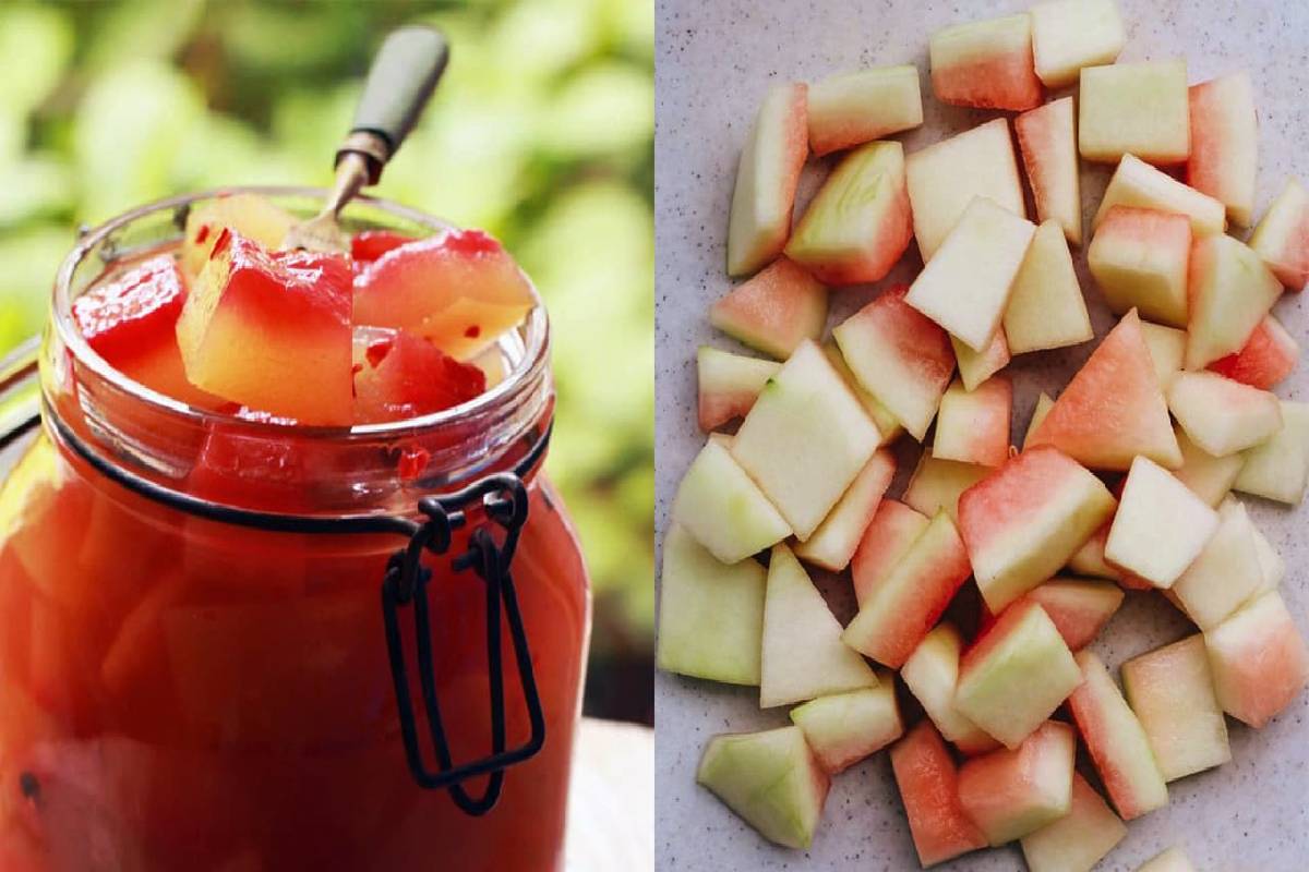 தர்பூசணி தோலில் ஊறுகாய் - பத்தே நிமிடத்தில் எப்படி செய்வது? | Pickled Watermelon Rind 10 Minutes Recipe தர்பூசணி தோலில் ஊறுகாய் - பத்தே நிமிடத்தில் எப்படி செய்வது? | Pickled Watermelon Rind 10 Minutes Recipe