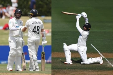 95 ஆண்டுகால சாதனை முறியடிப்பு! கான்வே 178, லாதம் 137 ஓட்டங்கள் விளாசல்