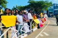 திலீபனின் சிலை அகற்றப்பட்டமைக்கு எதிராக மட்டக்களப்பில் பாரிய போராட்டம்