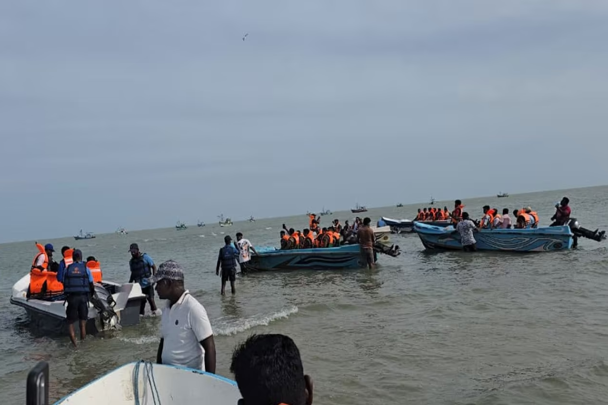 ராமர் பாலத்துடன் தொடர்புடைய 3வது மணல் திட்டை நோக்கி படகு சேவை | Boat Service To 3Rd Sandbank Near Ram Setu