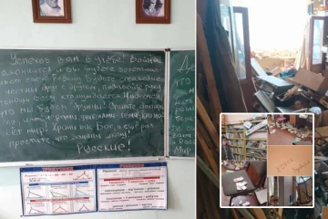 பள்ளி சிறுவர்களுக்கு ரஷ்ய வீரர்கள் விட்டுச் சென்ற கடிதம்: அருவருப்பாக இருப்பதாக ஆசிரியர் கருத்து!