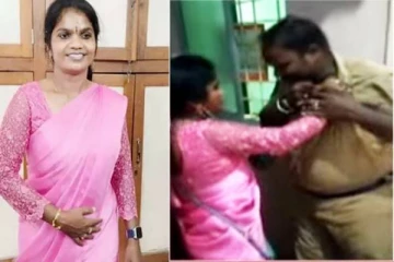 காதலன் வீட்டில் தகராறு…போலீசின் சட்டையை கிழித்து, கையை கடித்த காதலி