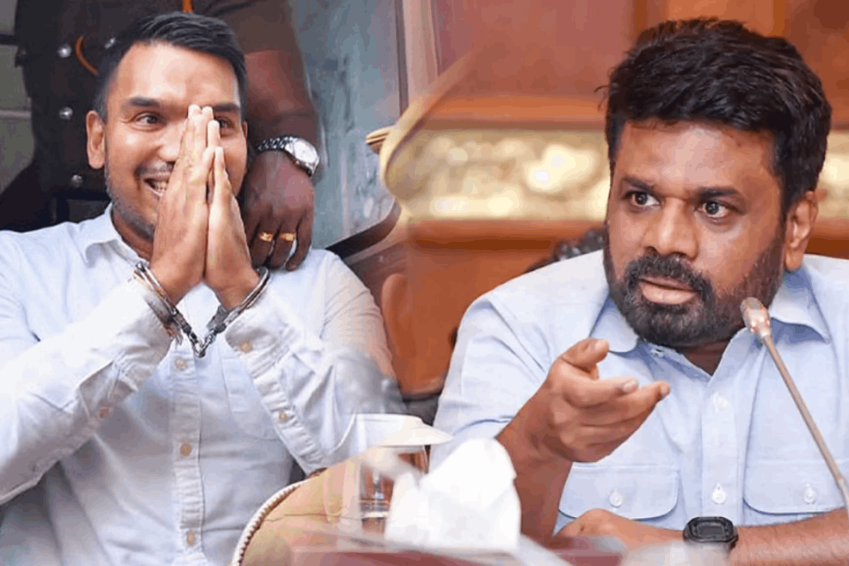 சிறையில் இருக்கும் நாமல் அநுரவுக்கு எழுதிய கடிதம்