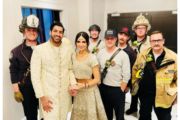 சொந்த திருமணத்தில் காணாமல் போன மணமக்கள் - கடைசியில் காத்திருந்த அதிர்ச்சி | Newlyweds Stuck In An Elevator In America