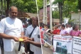 மீள் குடியேற்ற கோரி யாழில் போராட்டம் முன்னெடுப்பு