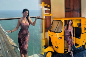 இலங்கையில் தமிழ் பட நடிகை யாஷிகா ஆனந்த்