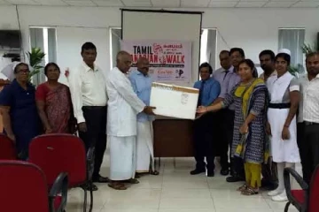 தமிழர் தாயக புற்றுநோய் வைத்தியசாலைக்கு கனேடிய தமிழர்கள் அளித்த நன்கொடை