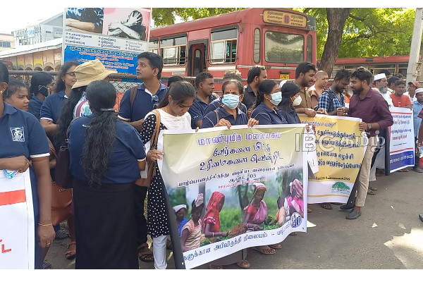 தலைமன்னாரிலிருந்து மாத்தளை வரை நடை பயணம் - வலுக்கும் ஆதரவு | Malaiyakam 200 Walking In Mannar To Matale