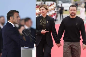 நாங்கள் பின்வாங்க மாட்டோம்! நினைவு தினத்தில் உக்ரைனுக்காக பேசிய மேக்ரான்