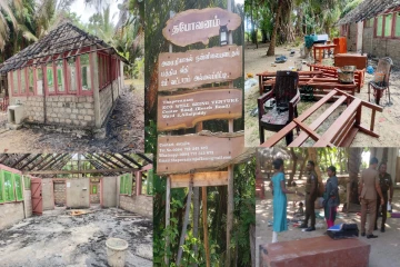 யாழில் இடம்பெற்ற அனர்த்தம் தீயில் எரிந்து நாசமாகிய சிறுவர் ஆற்றல் மையம்