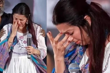 நடுஇரவில் என்னால் தூங்கவே முடியல!! மேடையில் கண்ணீர் விட்டு அழுத நடிகை பூமிகா..