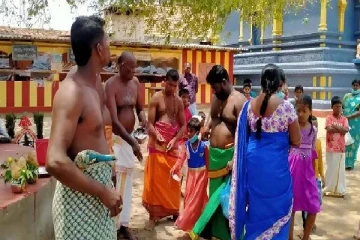 புளியம்பொக்கனை நாகதம்பிரானை வழிபட்டார் பாதுகாப்புபடை  பணிப்பாளர்