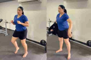 ஒர்க்அவுட் செய்யும் வீடியோவை வெளியிட்ட பாக்கியலட்சுமி சீரியல் நடிகை ரேஷ்மா- வெறித்தனமான வீடியோ