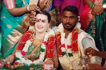 தமிழக இளைஞரை கரம் பிடித்த பிரான்ஸ் இளம்பெண்! தமிழ் முறைப்படி நடந்த திருமணம்