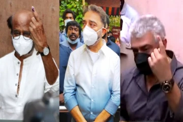 முதல் ஆளாக வந்து வாக்கு செலுத்திய பிரபலங்கள்