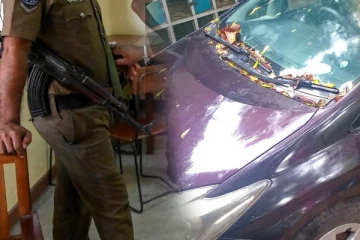 யாழில் பற்றைக்குள் சிக்கிய சொகுசு கார் யாருடையது!