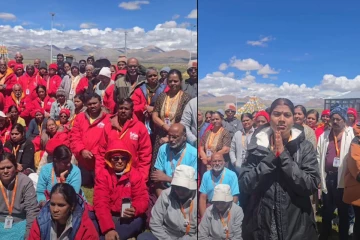 148 தமிழர்கள் பாதுகாப்பாக உள்ளோம் - நேபாளத்திலிருந்து வீடியோ வெளியிட்ட தேச மங்கையற்கரசி