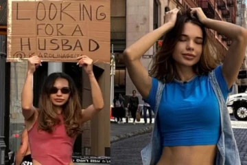 எனக்கொரு கணவன் வேண்டும்; நடுரோட்டில் இளம்பெண் செய்த செயலை பாருங்க!