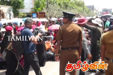 கல்வி அமைச்சுக்கு முன் ஏற்பட்ட பதற்ற நிலை! பலப்படுத்தப்பட்டுள்ள பாதுகாப்பு