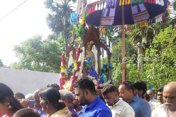 துன்னாலை சதாசகாய அன்னை ஆலய வருடாந்த திருவிழா திருப்பலியுடன் நிறைவு! | Jaffna Christian Church Fastival
