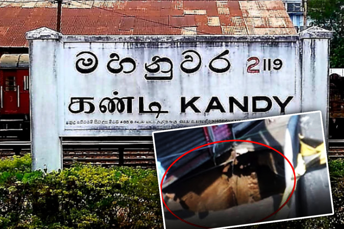 கண்டியில் திடீரென இடிந்து வீழ்ந்த நடைபாதை - நால்வர் மருத்துவமனையில் அனுமதி | 4 Injured In Pavement Collapse In Kandy