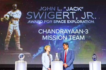 சந்திரயான் - 3 விண்கலத்தின் குழுவுக்கு அமெரிக்காவில் விருது
