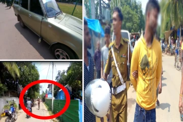 விபத்தை ஏற்படுத்தி விட்டு தப்பி ஓடிய சாரதி - மடக்கிப் பிடித்த காவல்துறையினர்..!