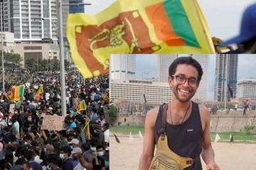 காலிமுகத்திடலில் லண்டனில் விருதைப் பெற்ற இலங்கையரின் நெகிழவைக்கும் செயல்!