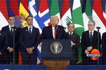 ගාසා සටන්විරාම ගිවිසුමට ලෝක නායකයින්ගෙන් අත්සන්