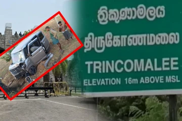 திருகோணமலையில் வேன் மரத்துடன் மோதியதில் இருவர் காயம்