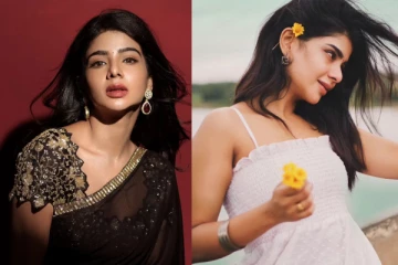 சேலை, மாடர்ன் உடை.. இரண்டிலும் கலக்கும் பவித்ரா லட்சுமி