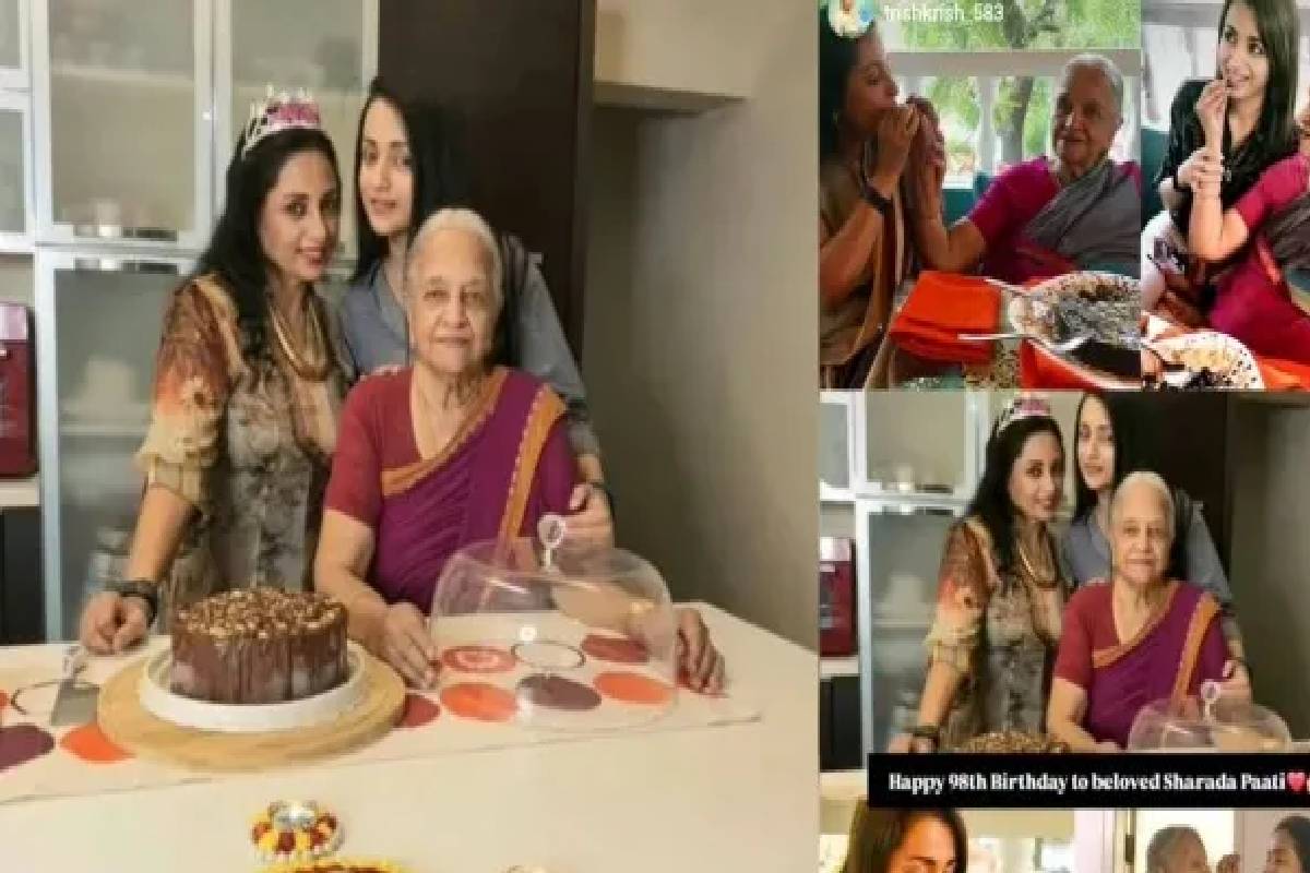த்ரிஷா பாட்டிக்கு 98வது பிறந்தநாள்: குடும்ப புகைப்படத்தை பார்த்து வியந்த ரசிகர்கள்! | Trisha Krishnan Celebrate Grandmother 98 Birthday த்ரிஷா பாட்டிக்கு 98வது பிறந்தநாள்: குடும்ப புகைப்படத்தை பார்த்து வியந்த ரசிகர்கள்! | Trisha Krishnan Celebrate Grandmother 98 Birthday