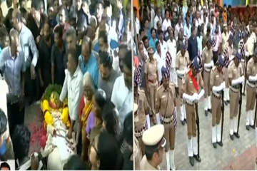 21 குண்டுகள் முழங்க டிஐஜி விஜயகுமார் உடல் தகனம்..!