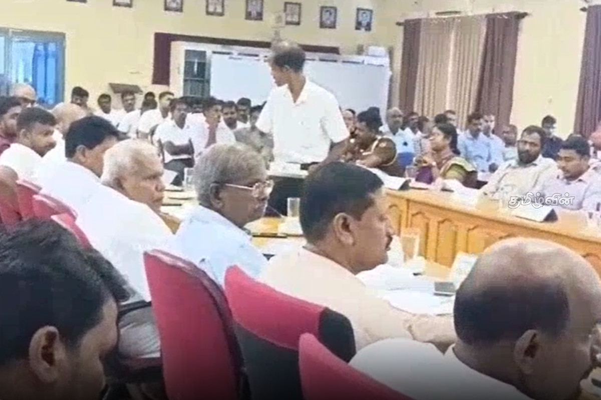 ஒலியமைப்பு சீரின்மையால் அடிக்கடி தடைப்பட்ட வடமராட்சி ஒருங்கிணைப்பு குழு கூட்டம் | Vadamaratshi Coordination Committee Meeting