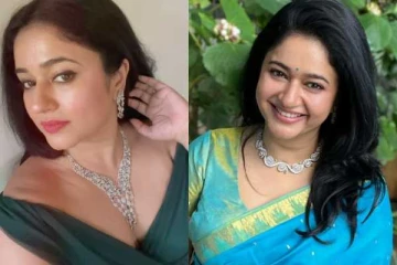 டைமண்ட் நெக்லஸ்-ஆல் மினுக்கும் நடிகை பூனம் பாஜ்வா... வீடியோ..