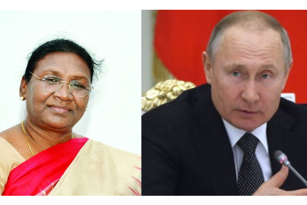 Vladimir Putin - Droupadi Murmu
