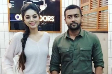 நடிகர் சூர்யாவை விமர்சனம் செய்தவருக்கு ஸ்மார்ட் பதிலடி கொடுத்த நடிகை சனம் ஷெட்டி