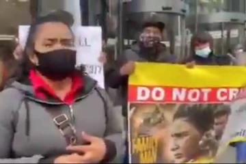 லண்டனில் போராட்டத்தில் குதித்த இலங்கைத் தமிழர்கள் ! பிரபல இயக்குனர் வெளியிட்ட வீடியோ