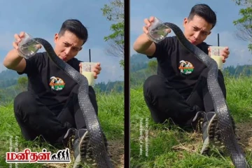 viral video: தாகத்தில் தவித்த ராஜ நாகம்... இளைஞன் பார்த்த வேலையை பாருங்க!