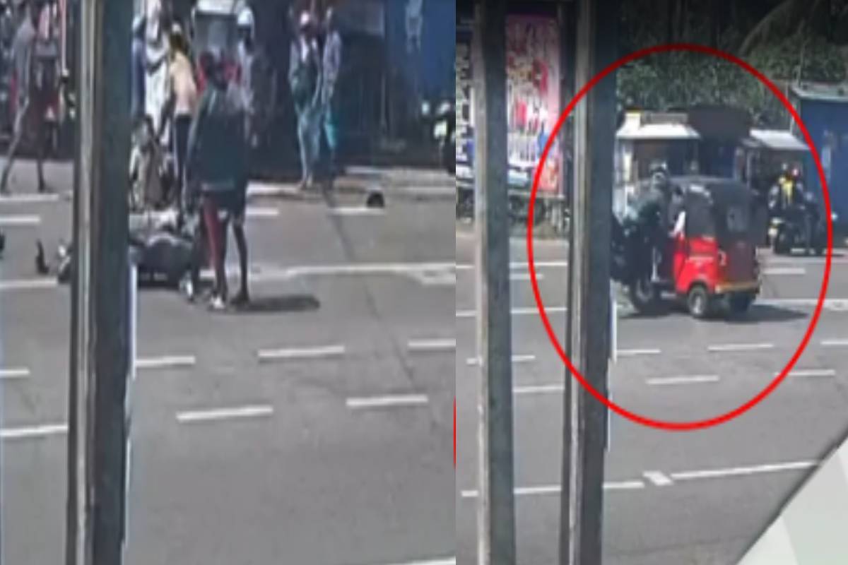 கோர விபத்தில் சிக்கிய பல்கலைக்கழக மாணவர் - வெளியான சிசிரிவி காணொளி | University Student Accident On Cctv