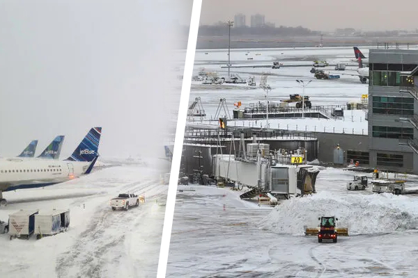 அமெரிக்காவில் குளிர்கால புயல்; 4000 விமானங்கள் இரத்து | Winter Storm United States 4000 Flights Cancelled அமெரிக்காவில் குளிர்கால புயல்; 4000 விமானங்கள் இரத்து | Winter Storm United States 4000 Flights Cancelled