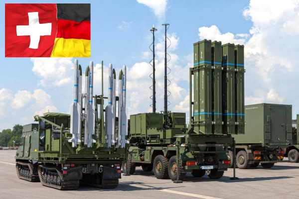 Switzerland IRIS-T air defense, Swiss German defense deal, Diehl Defence IRIS-T SLM, Swiss missile defense system, IRIS-T SLM Switzerland order, Swiss Air Force upgrades, IRIS-T system capabilities, Switzerland arms deal Germany, European air defense systems, Swiss military procurement 2025